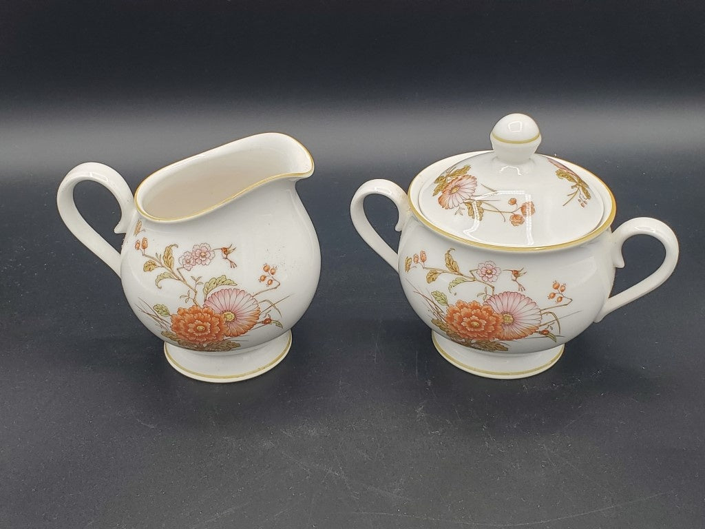 Noritake Hofgarten Creamer & Sugar Bowl with Lid LK