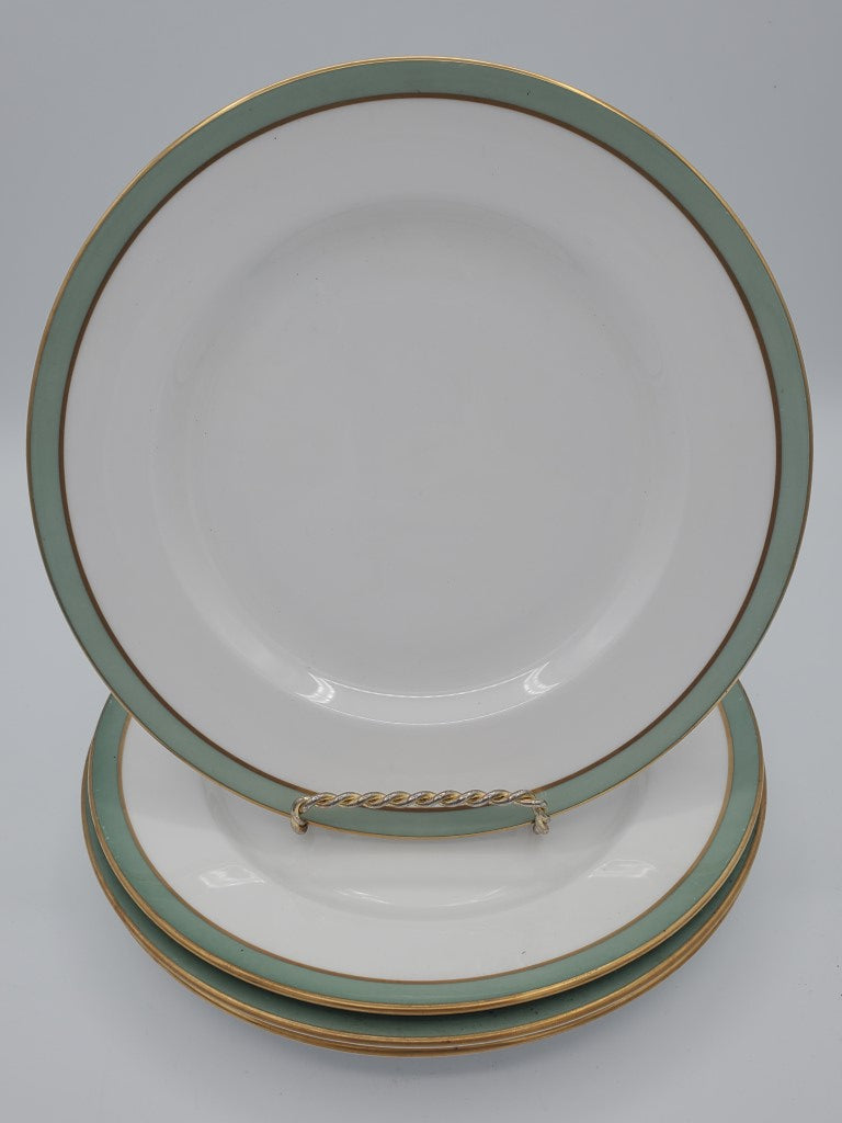 Set of 4 Spode Barclay Sage Green Salad Plates LK