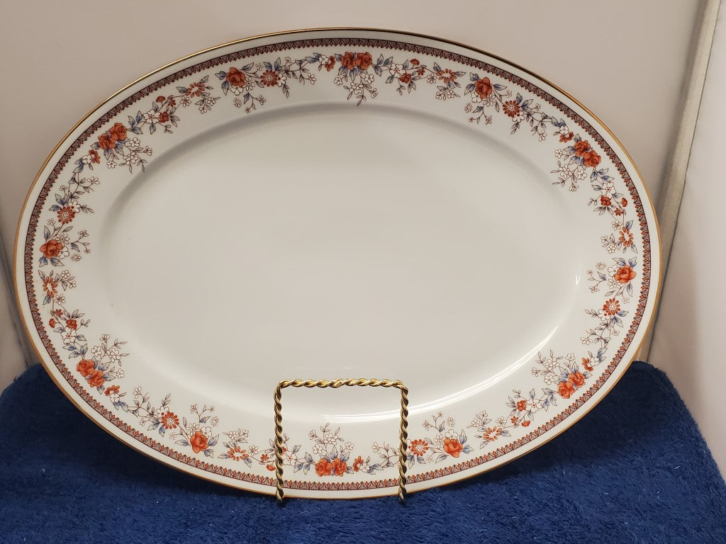 Lenox Russet Blossoms 13" Oval Serving Platter LK