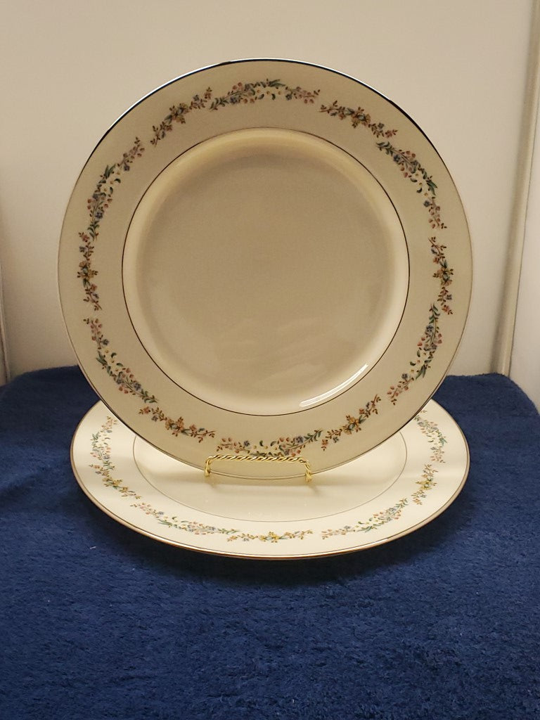 Set of 2 Gorham Rondelle Dinner Plates LK