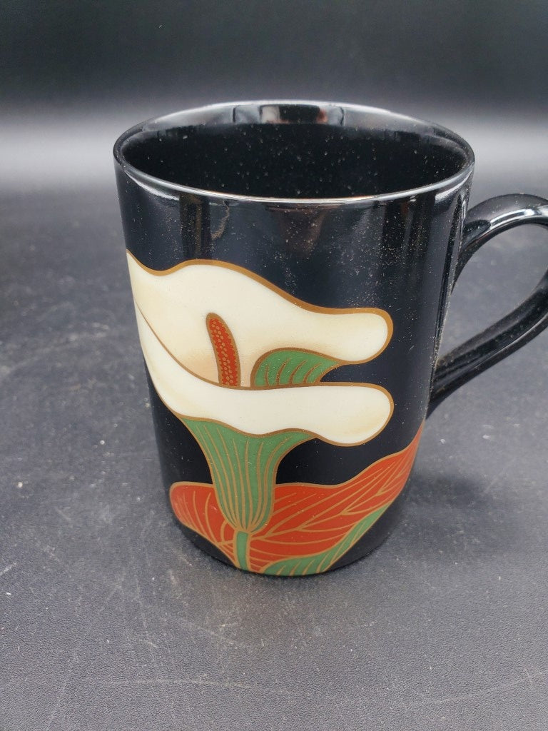 Fitz & Floyd Assorted Lot of Four Decorative Mugs LK