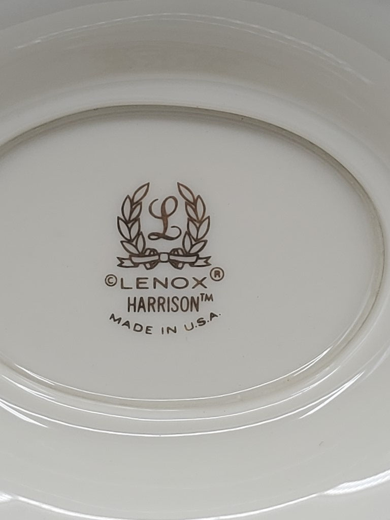 Lenox Harrison Gravy Boat with attached Underplate LK