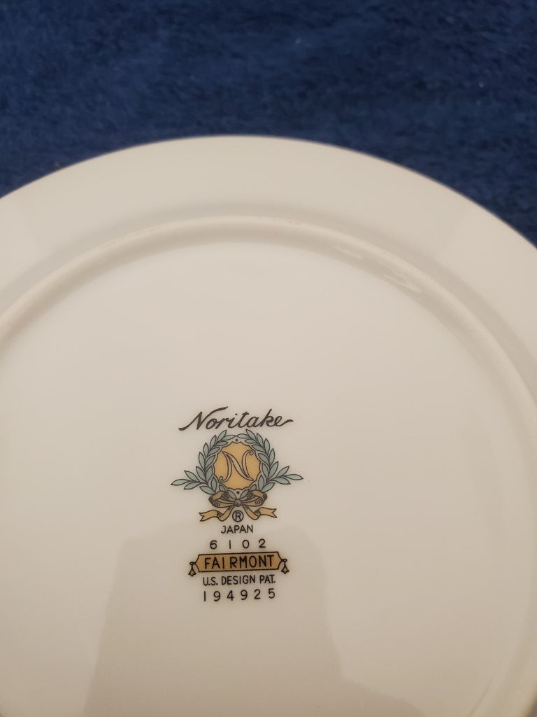 Set of 9 Noritake Fairmont Bread & Butter Plates LK