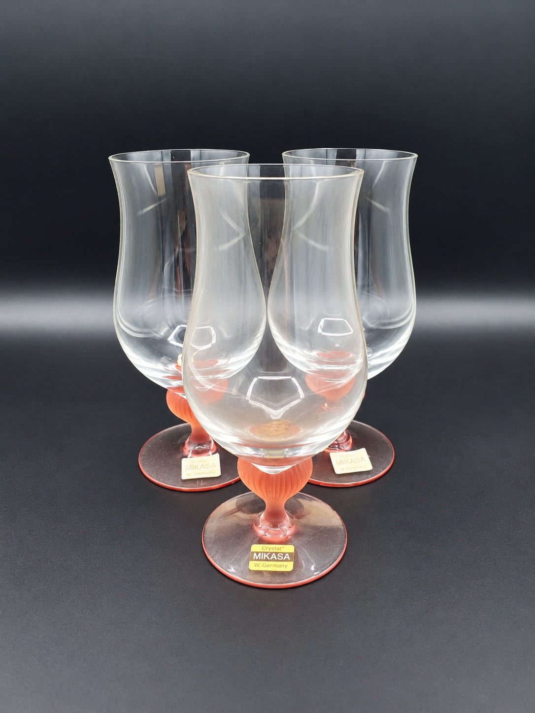 Set of 3 Mikasa Sea Mist Coral Iced Teas LK