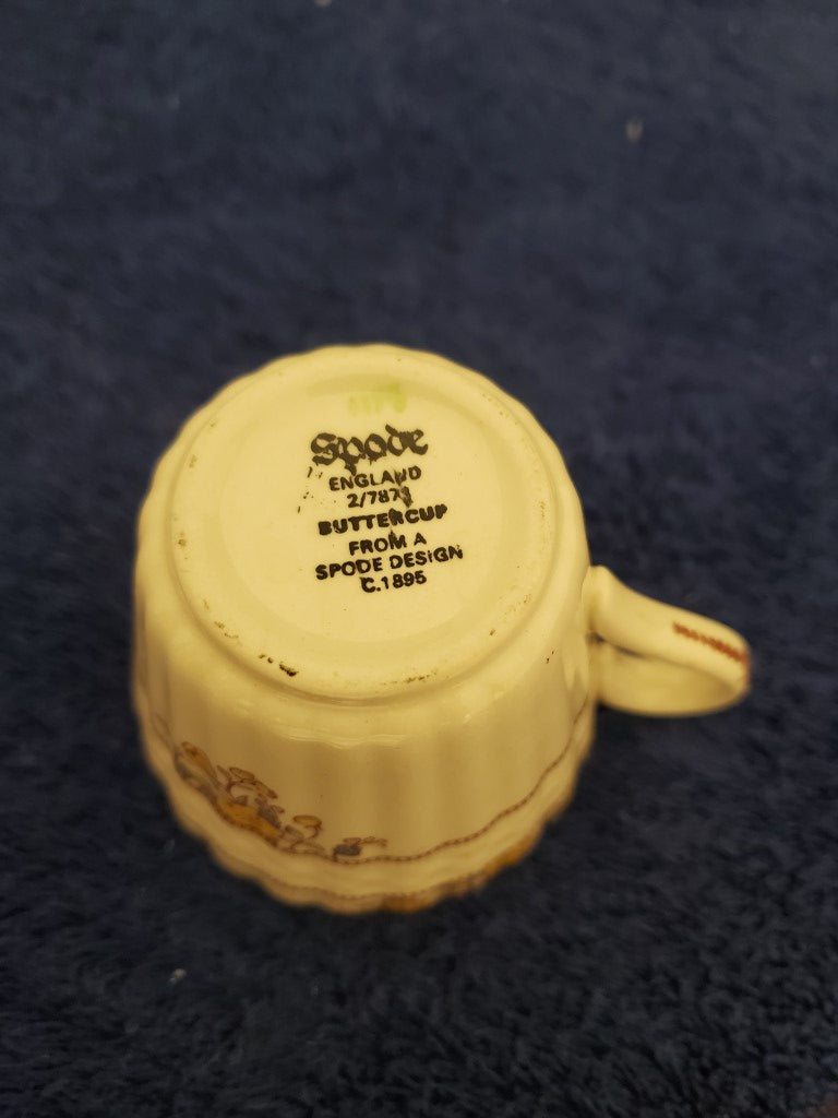 Set of 5 Spode Buttercup Cups