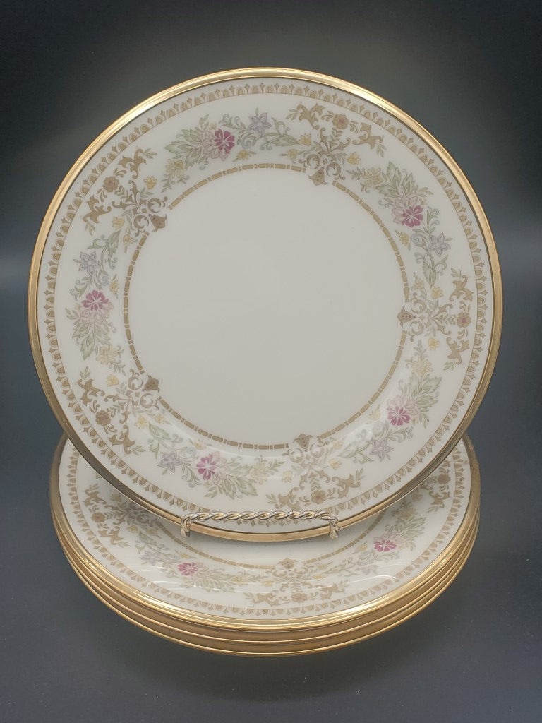 Set of 4 Lenox Castle Garden Salad Plates LK