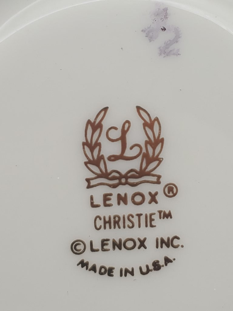 Set of 4 Lenox Christie Cup & Saucer Sets LK