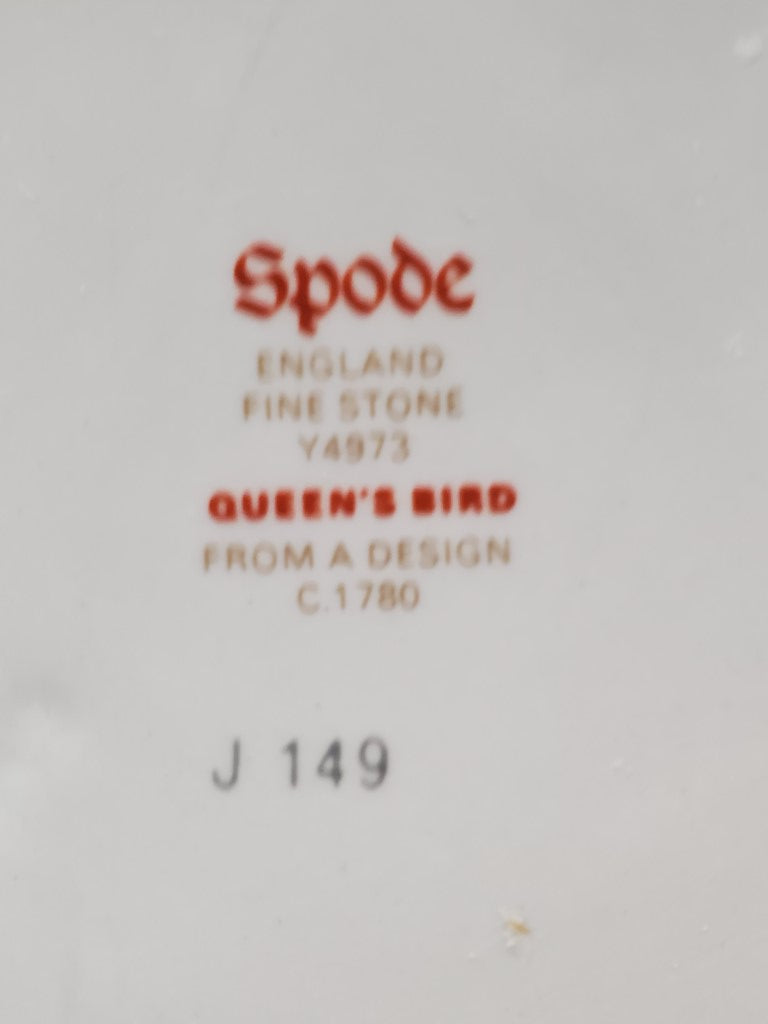 Spode Queen's Bird Sugar Bowl with Lid LK