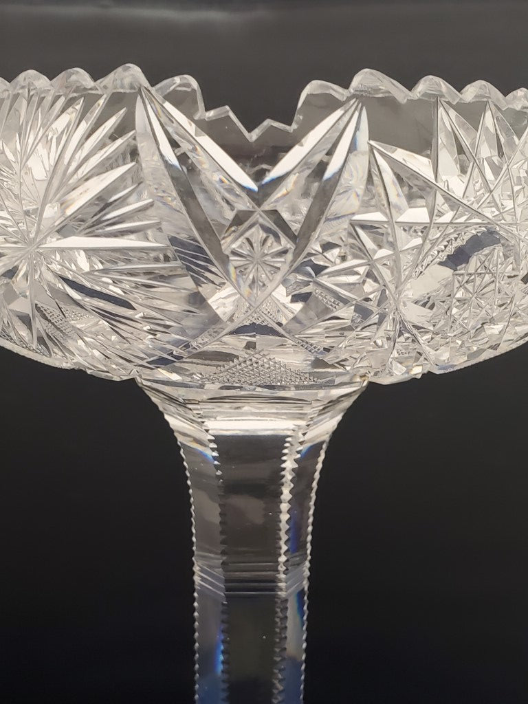 Unkown Unkown (Style 1) Crystal Compote on Pedestal