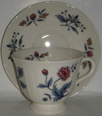 Set of 3 Wedgwood Williamsburg Potpourri Cup and Saucers