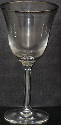 Set of 4 Lenox Maywood (Platinum Trim) Water Goblets