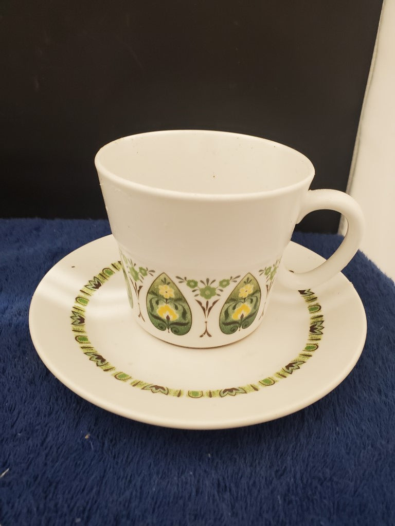Set of 3 Noritake Palos Verde Cup & Saucer Sets LK