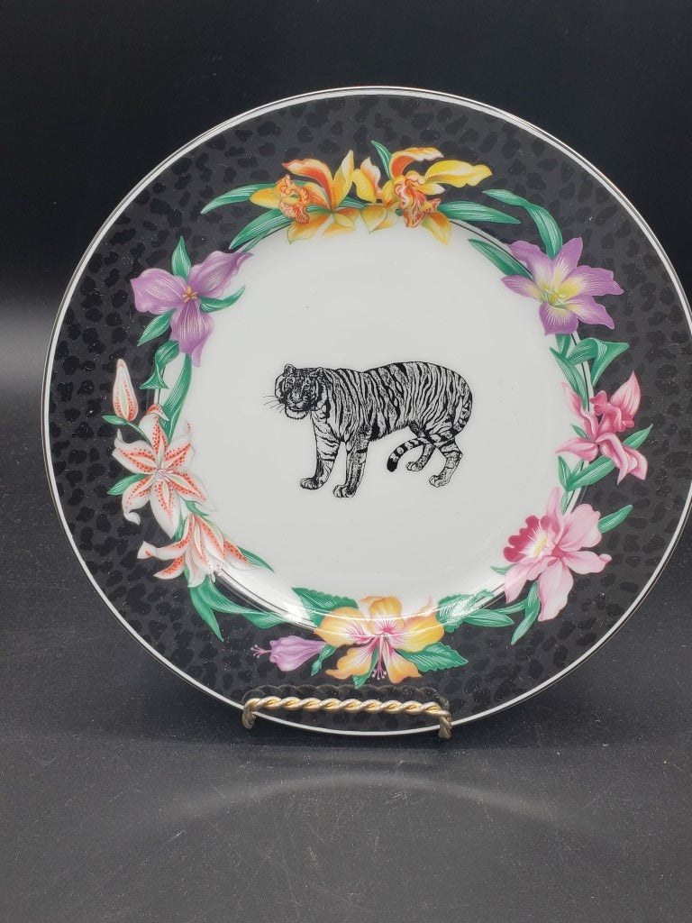 Fitz & Floyd Assorted Lot of Five Decorative Salad Plates LK