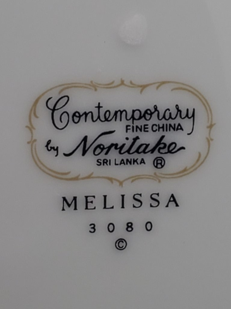 Set of 4 Noritake Melissa Dinner Plates LK
