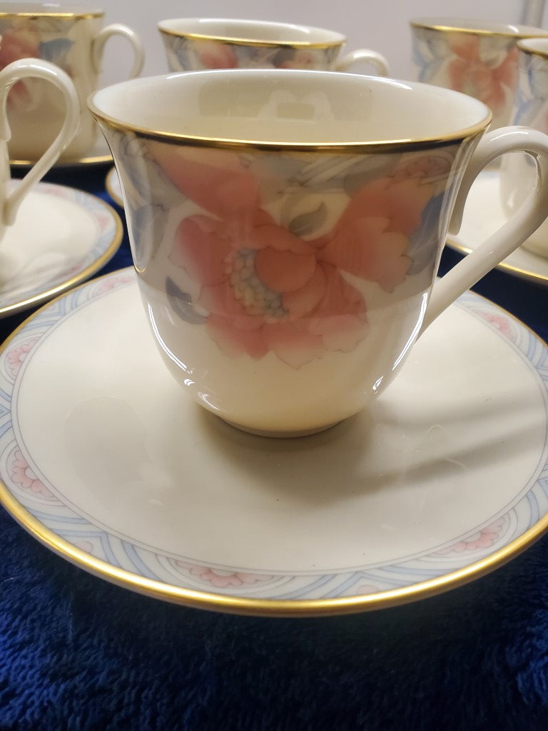 Set of 6 Lenox Westwood Cup & Saucer Sets LK
