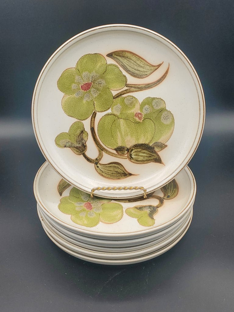 Set of 6 Denby Troubadour Salad Plates LK