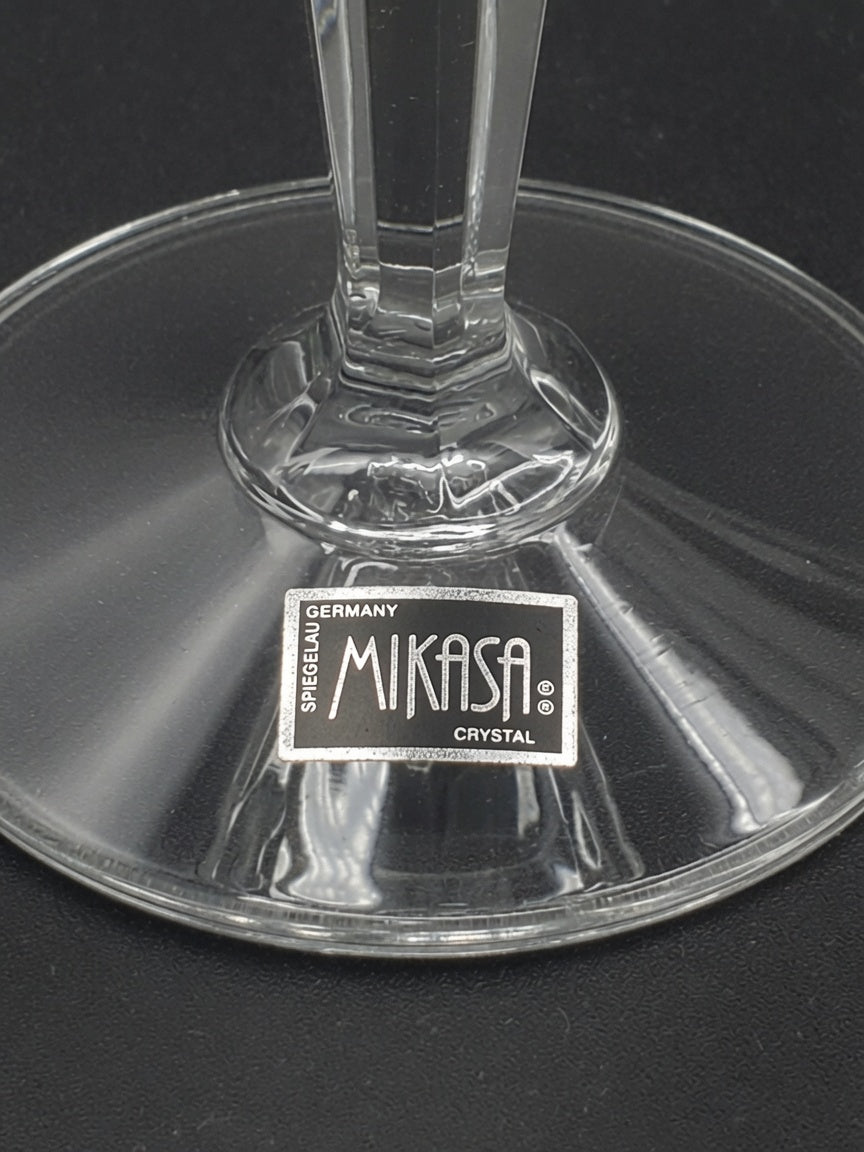 Set of 4 Mikasa Sonnet Wine Glasses LK