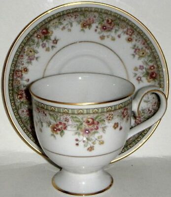 Set of 2 Noritake Morning Jewel Cup & Saucers