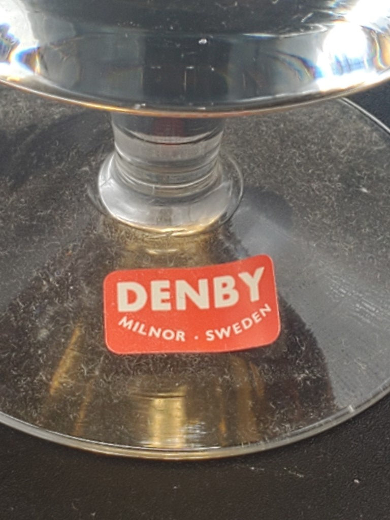 Set of 6 Denby Mirage Brown Champagne/Tall Sherbets LK