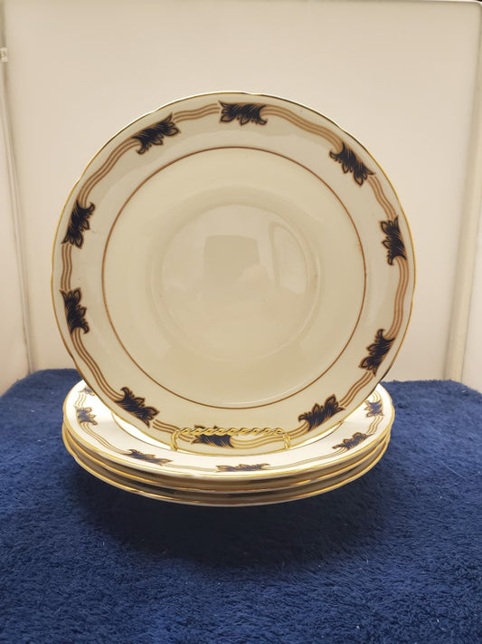 Set of 4 Coalport St. Malo Rim Soup Bowls LK