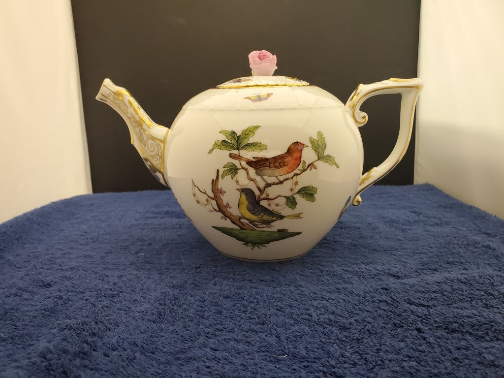 Herend Rothschild Bird (RO) Teapot (602)