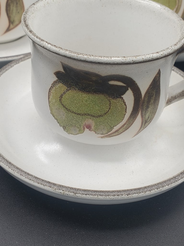 Set of 8 Denby Troubadour Cup & Saucer Sets LK