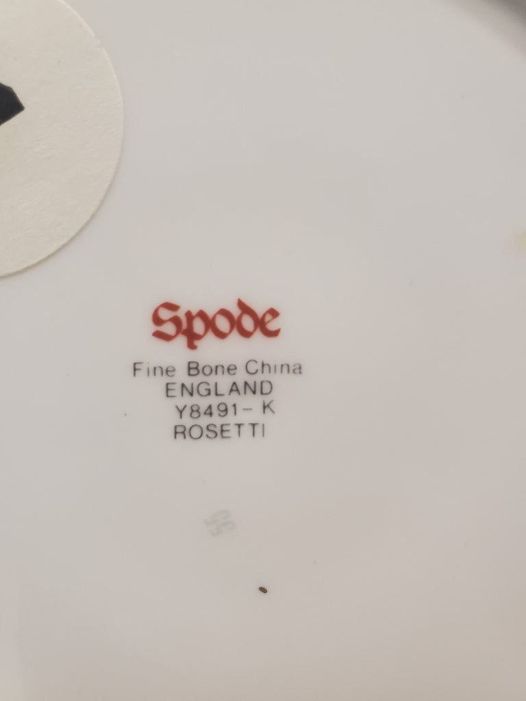 Set of 5 Spode Rosetti Rim Soup Bowls LK