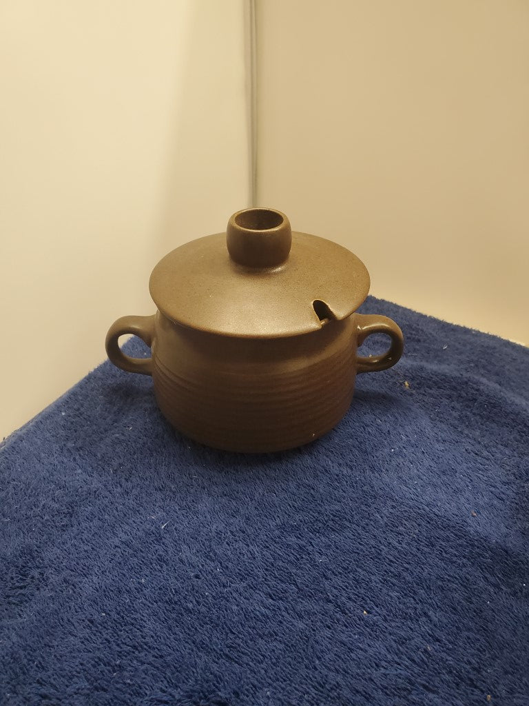 Denby Mayflower Creamer & Sugar Bowl with Lid LK