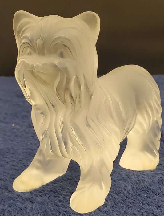 Lalique Yorkshire Terrier Standing (11747) Dog