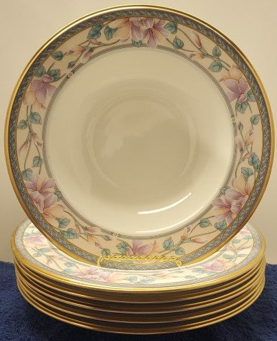 Set of 5 Noritake Embassy Suite Rim Soup Bowls LK