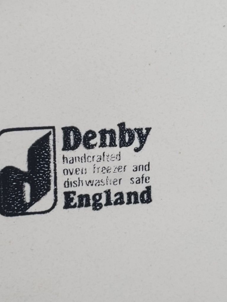 Set of 3 Denby Cognac Bread & Butter Plates LK