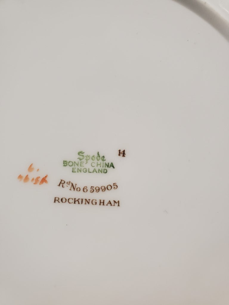 Spode. Rockingham Dinner Plate LK