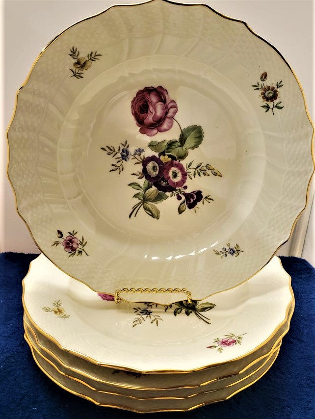 Set of 5 Royal Copenhagen Frijsenborg Dinner Plate (910/1621)s