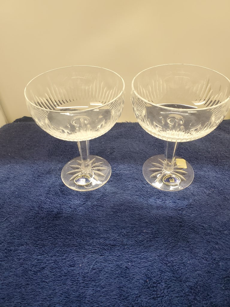 Set of 2 Lenox Shenandoah Champagne/Tall Sherbets LK