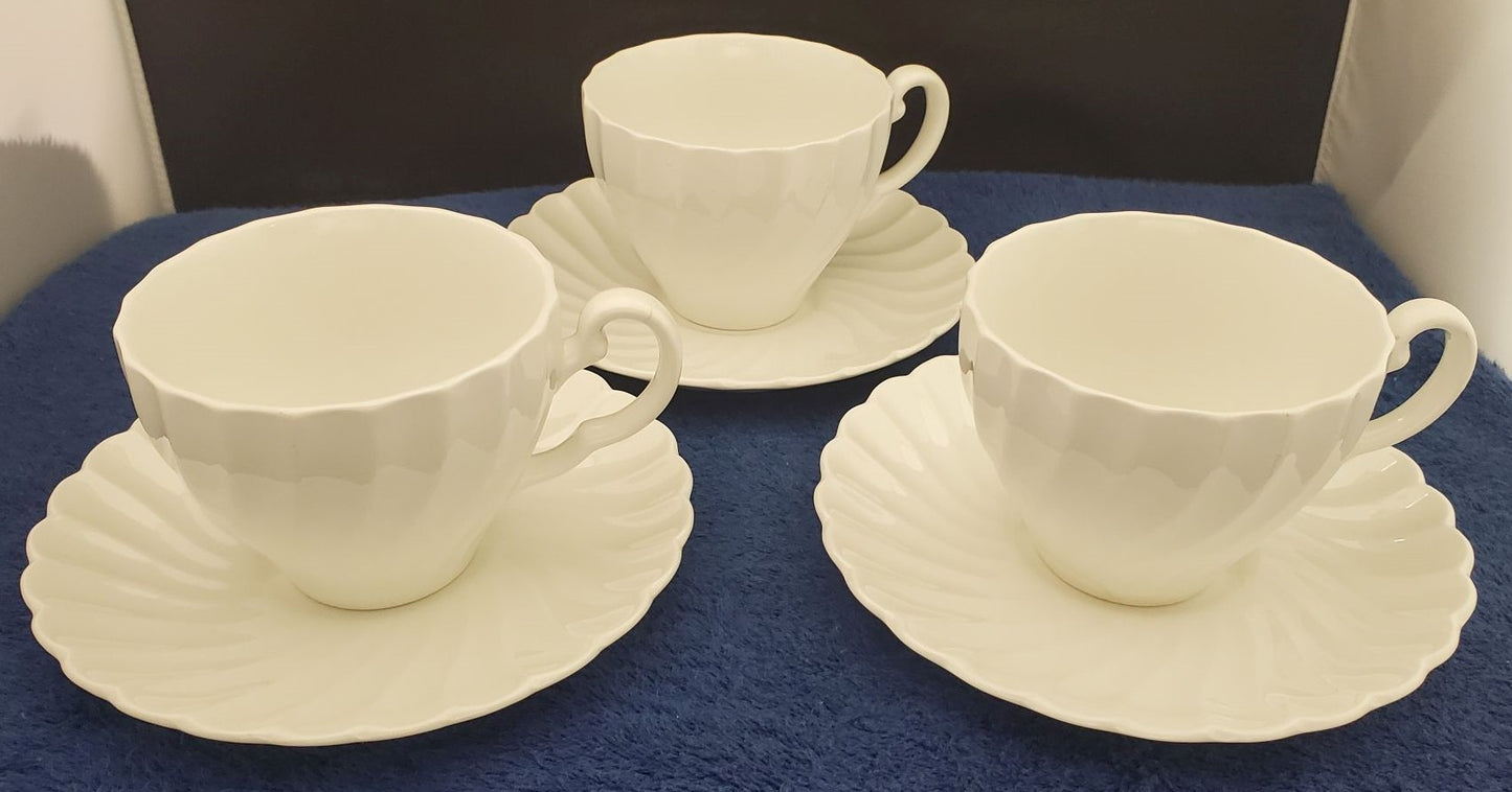 Set of 3 Johnson Brothers Regency Cup & Saucer Set
