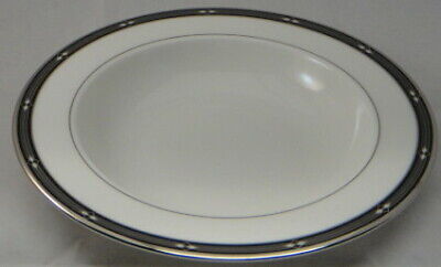 Set of 5 Lenox Diamond Solitaire Rim Soup / Pasta Bowls