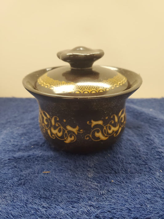 Franciscan Jamoca Sugar Bowl with Lid LK