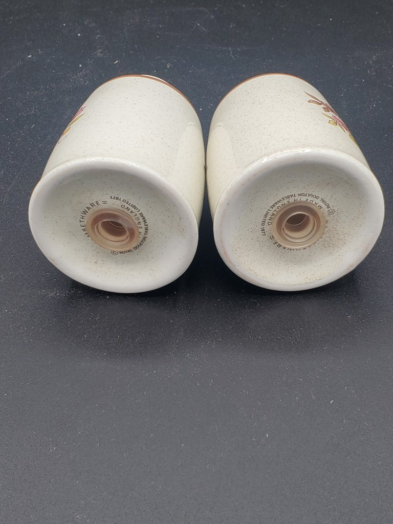 Royal Doulton Gaiety Salt & Pepper Shaker Set LK