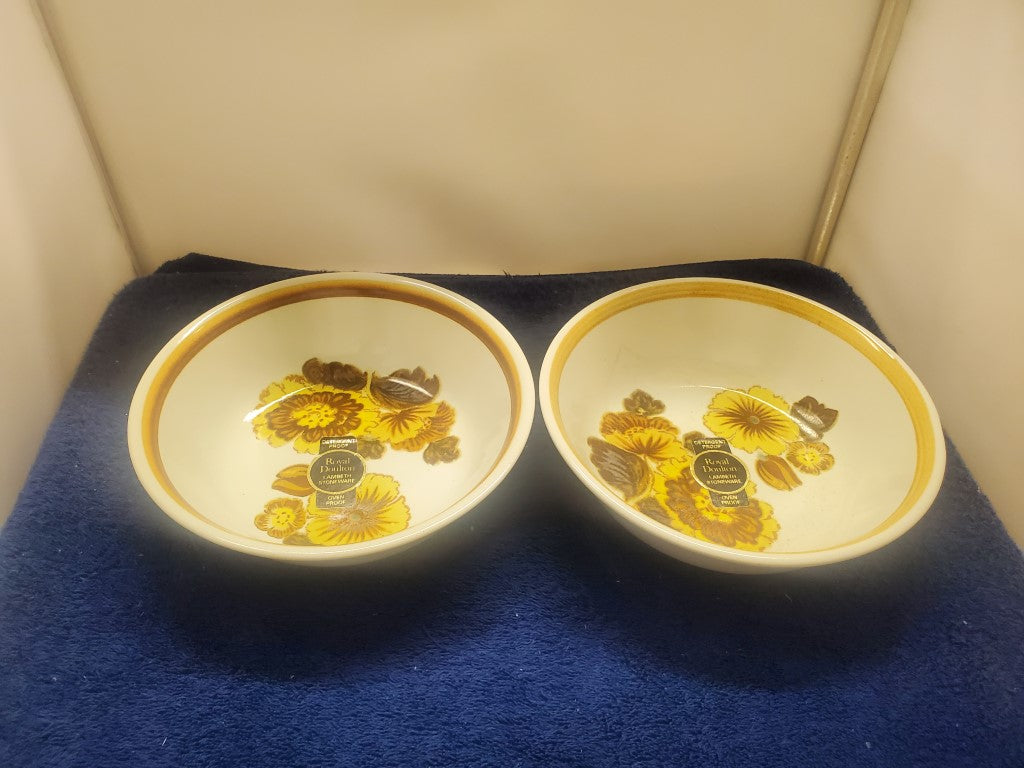 Set of 2 Royal Doulton Forest Glen Cereal Bowls LK