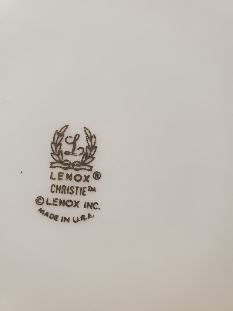 Set of 2 Lenox Christie Dinner Plates LK