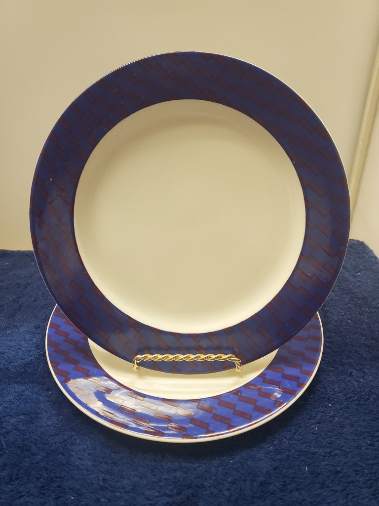Set of 2 Block Skylight Salad Plates LK