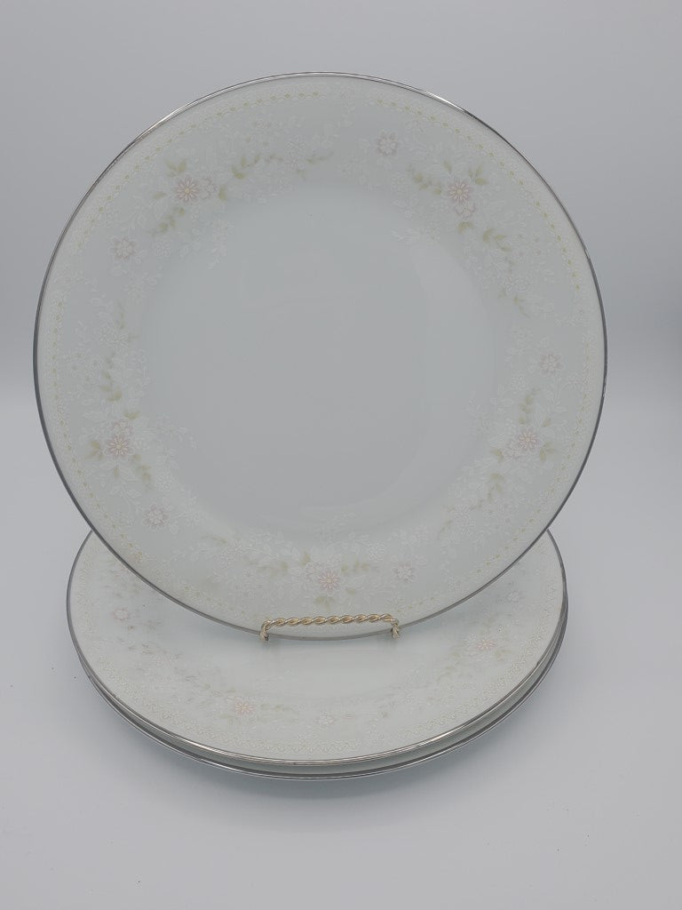 Set of 3 Noritake Temptation Dinner Plates LK