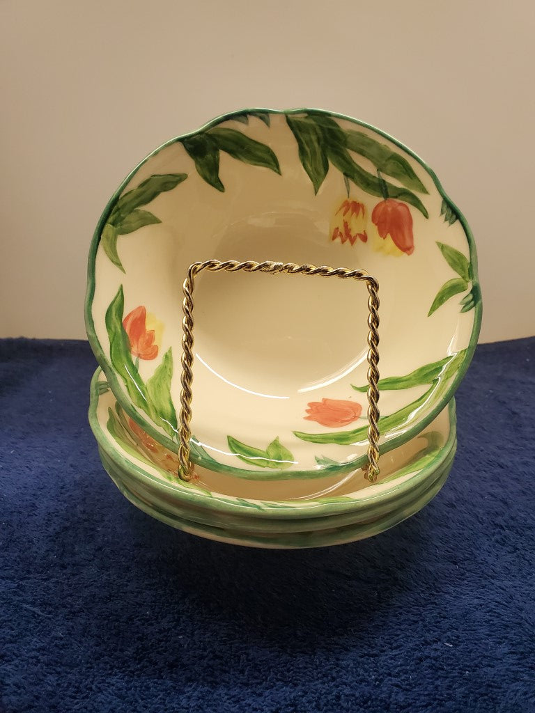 Set of 6 Franciscan Tulip Fruit Bowls LK