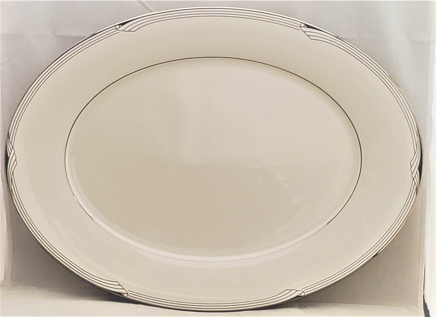 Noritake Sterling Cove 15" Oval Serving Platter