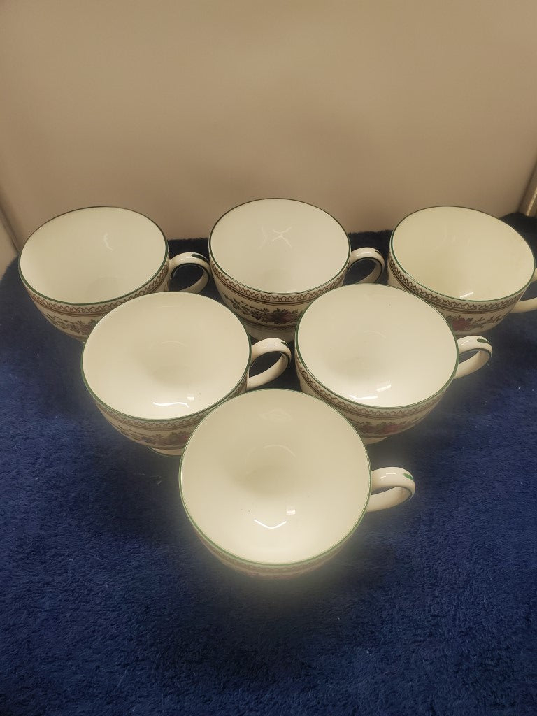 Set of 6 Wedgwood Columbia W595 Cups (Leigh) LK