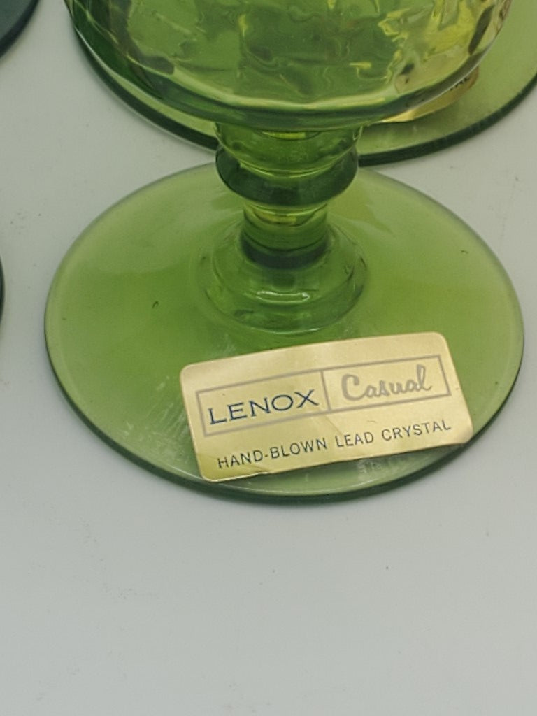 Lenox Casual Orange Green and Blue Iced Teas Lot of 6 Pieces LK