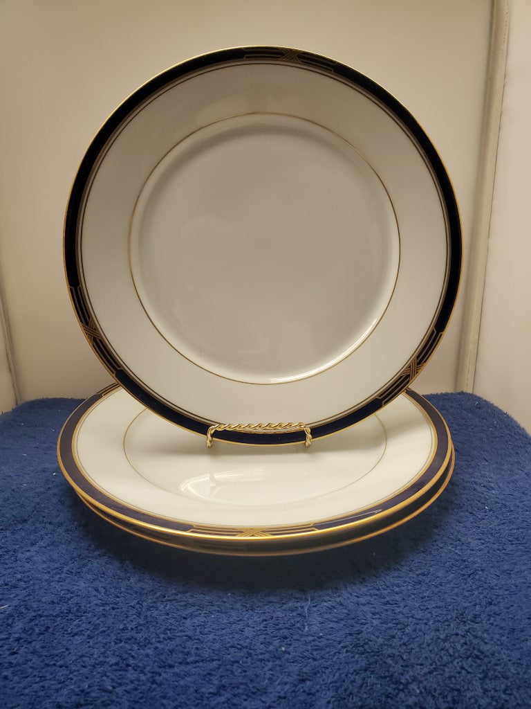 Set of 3 Noritake Lake Worth Dinner Plates LK