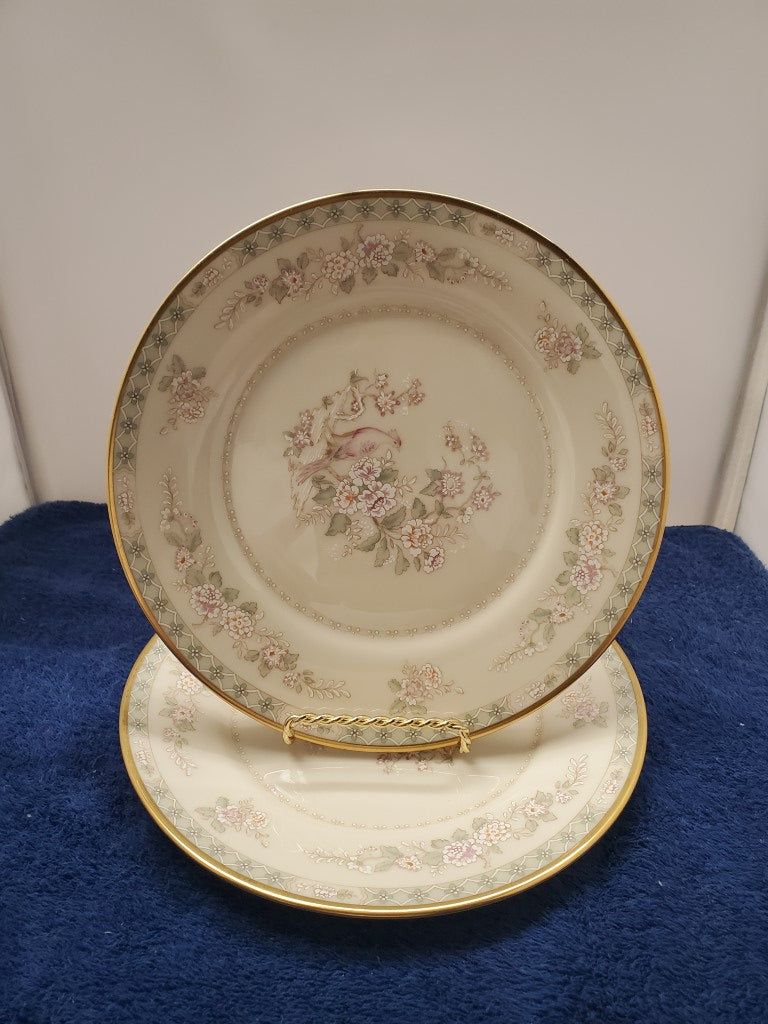 Set of 2 Lenox Fair Isle Salad Plates LK