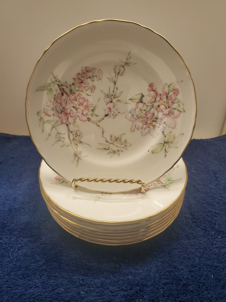 Set of 9 Royal Worcester Caprice Bread & Butter Plates LK