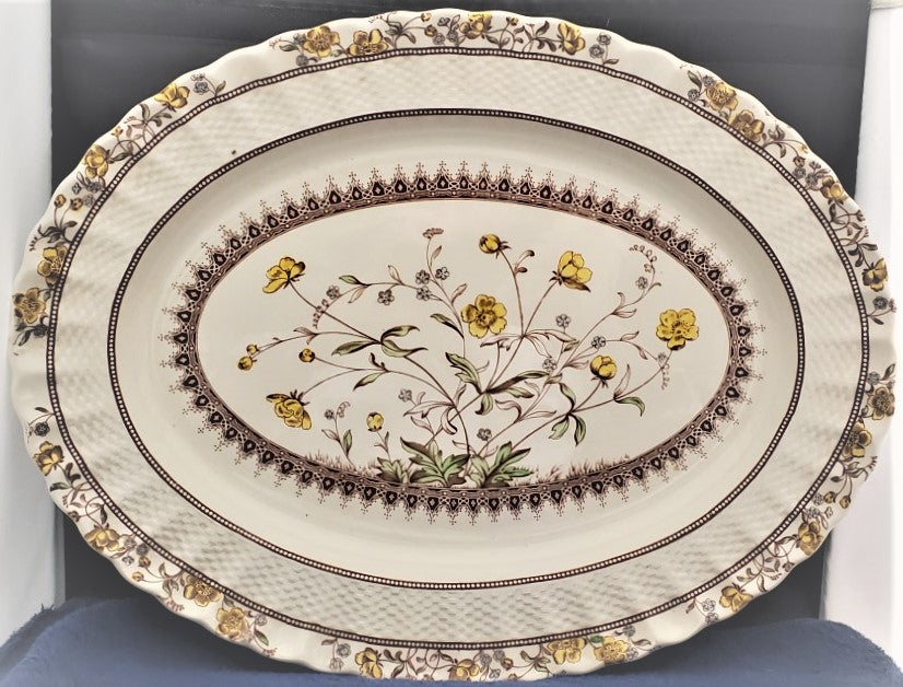 Spode Buttercup 14" Oval Serving Platter (Imperfect) –
